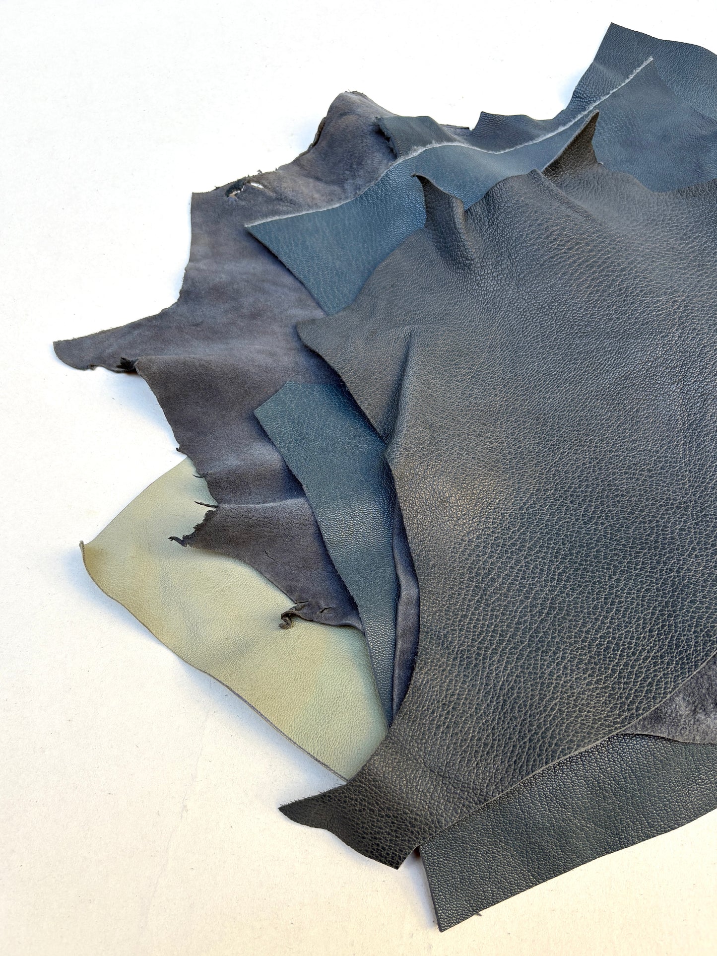 Genunie Leather Pieces, Mixed Bundle