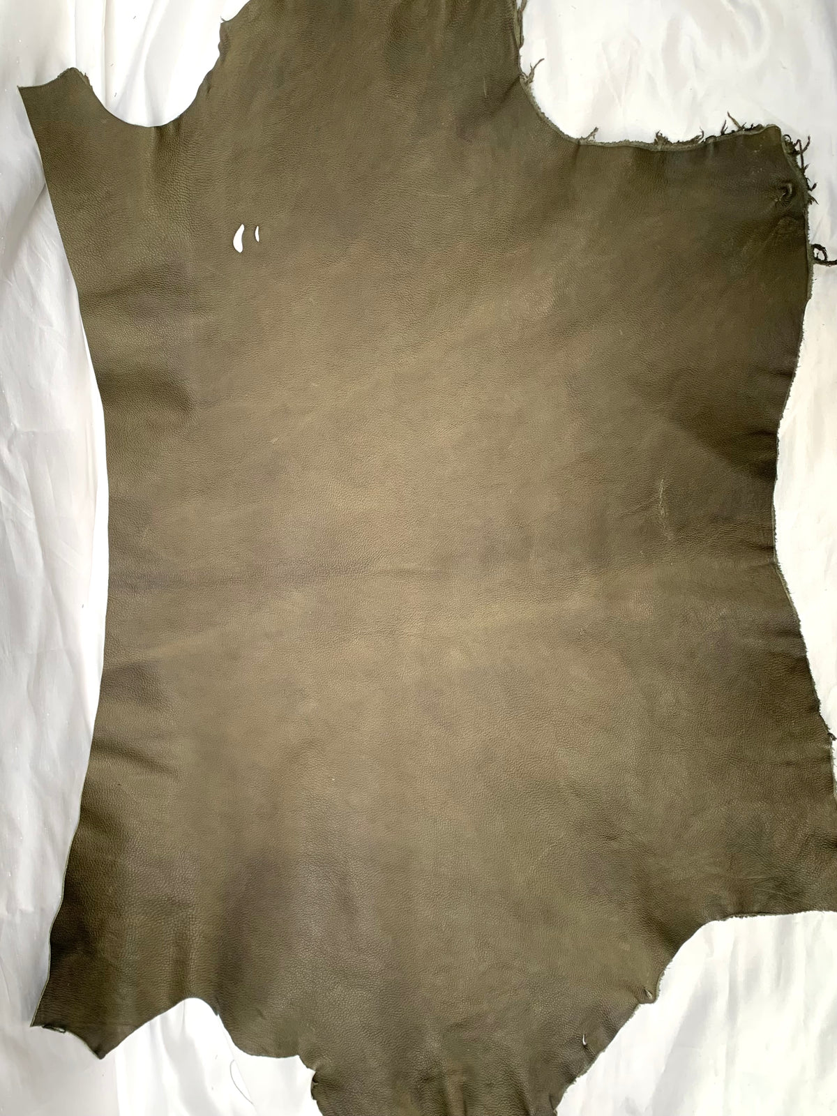 Khaki Genuine Leather Piece *ONE-OFF*