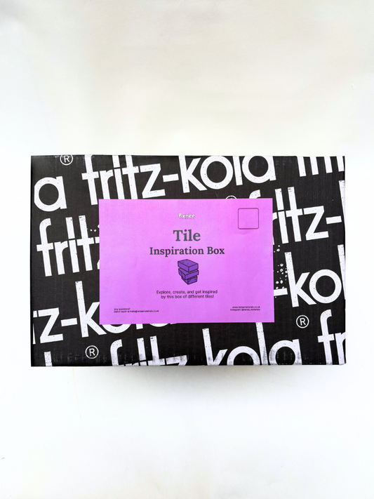 Tile Inspiration Box - Reclaimed Tile Samples for Mosaic, DIY & Creative Experimentation