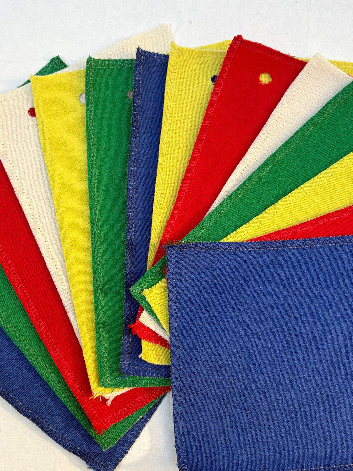 Bold Primary Brights Fabric Sample Bundle of 14 from Vitra *ONE-OFF*