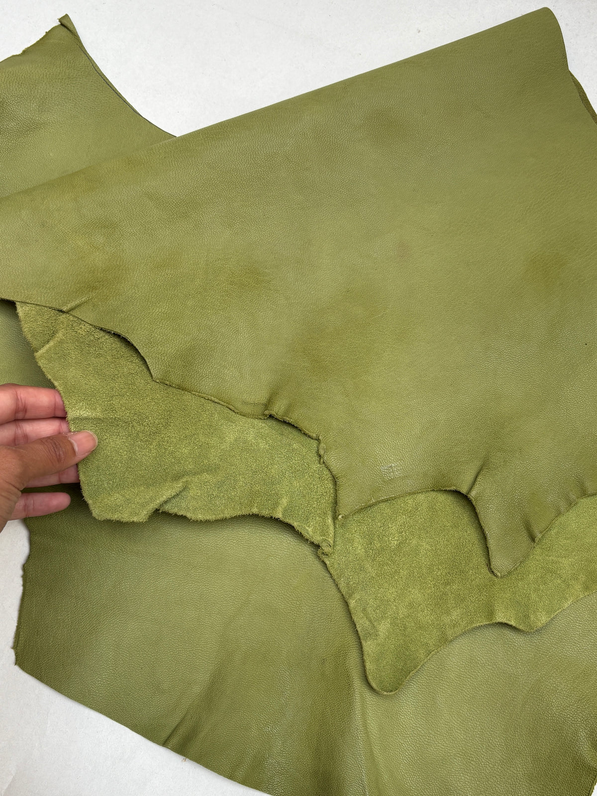 Apple Green Goat Leather Pieces Bundle of 2 *ONE-OFF*