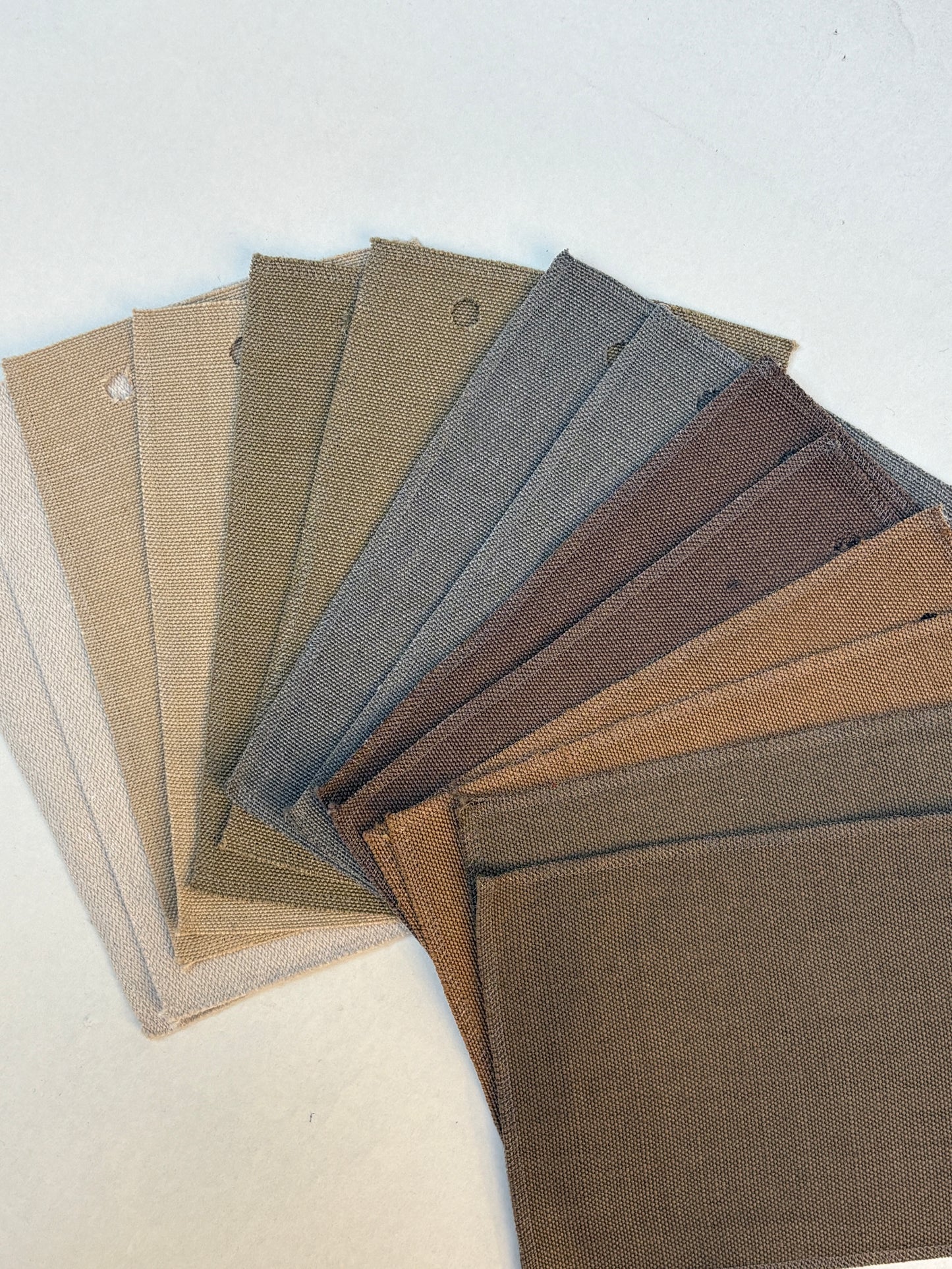 Desert Tonal Fabric Sample Bundle of 14 from Vitra *ONE-OFF*