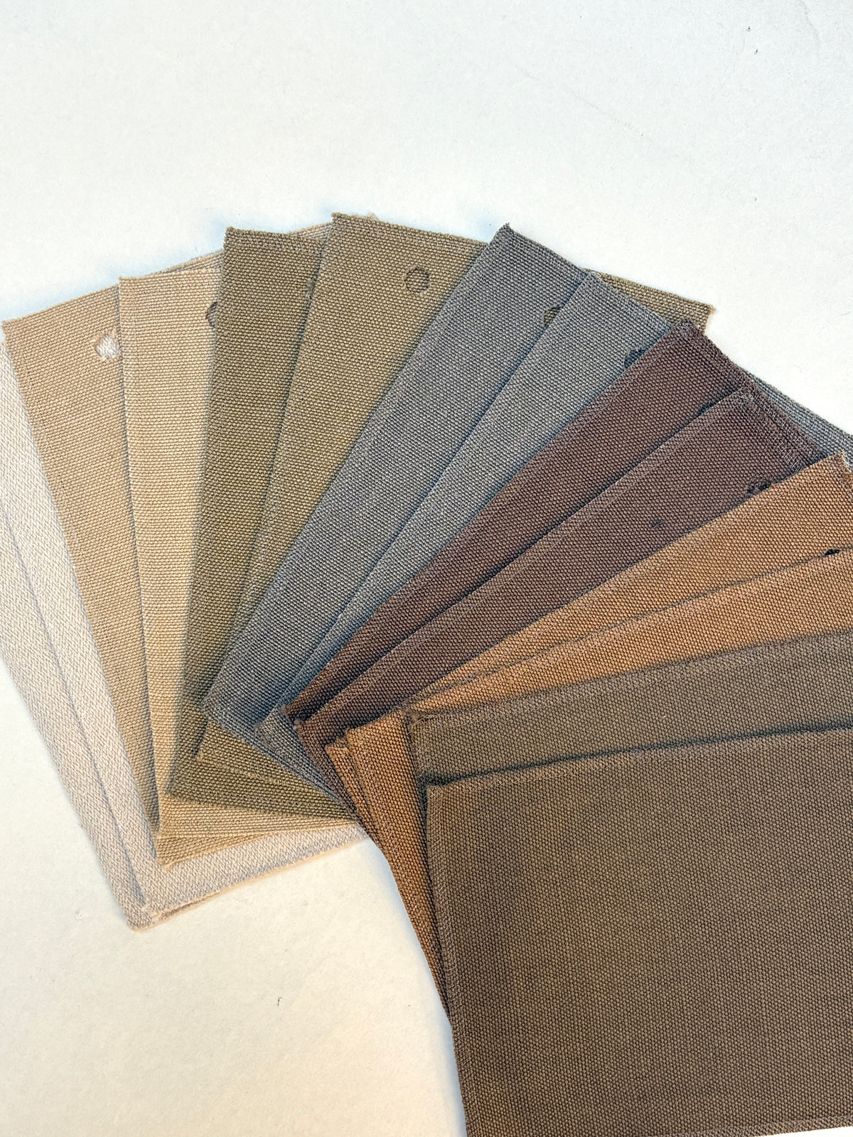 Desert Tonal Fabric Sample Bundle of 14 from Vitra *ONE-OFF*