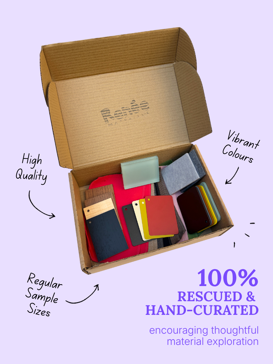 Vitra Interior Sample Inspiration Box - Quality Reclaimed Materials for Art & Craft