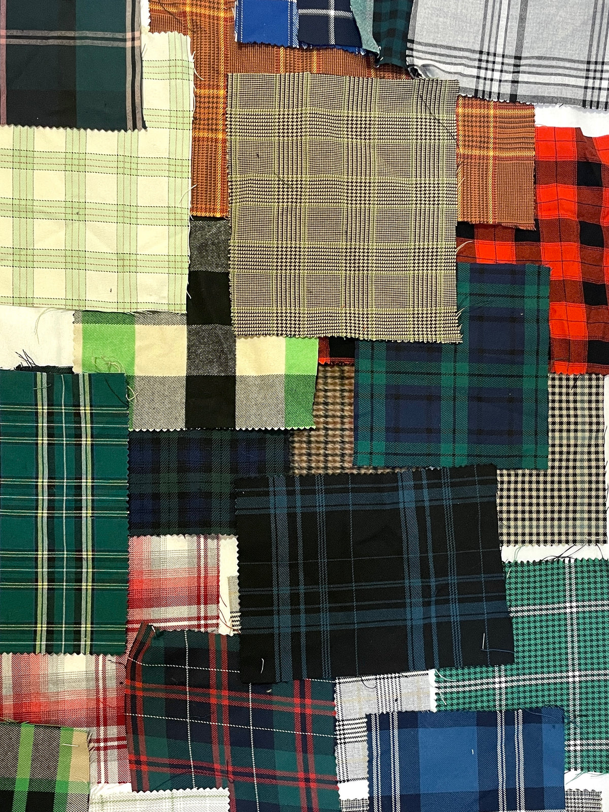 Checkered Fabric Sample from Nobody’s Child Bundle of 15 *ONE-OFF*