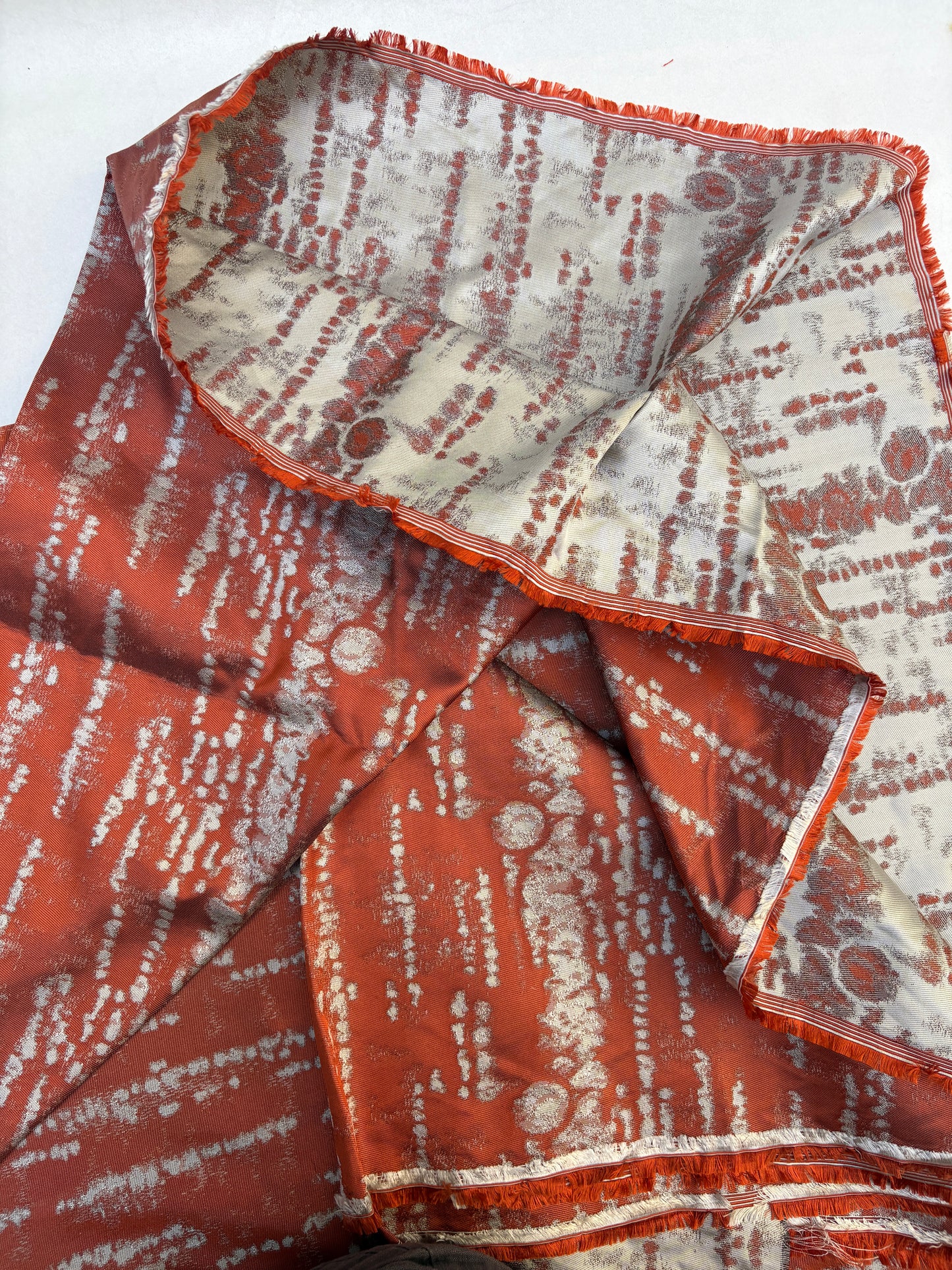 Fabric, Silk Blend, Woven Jacquard, Medium Weight, End of Roll, Choose-your-colour