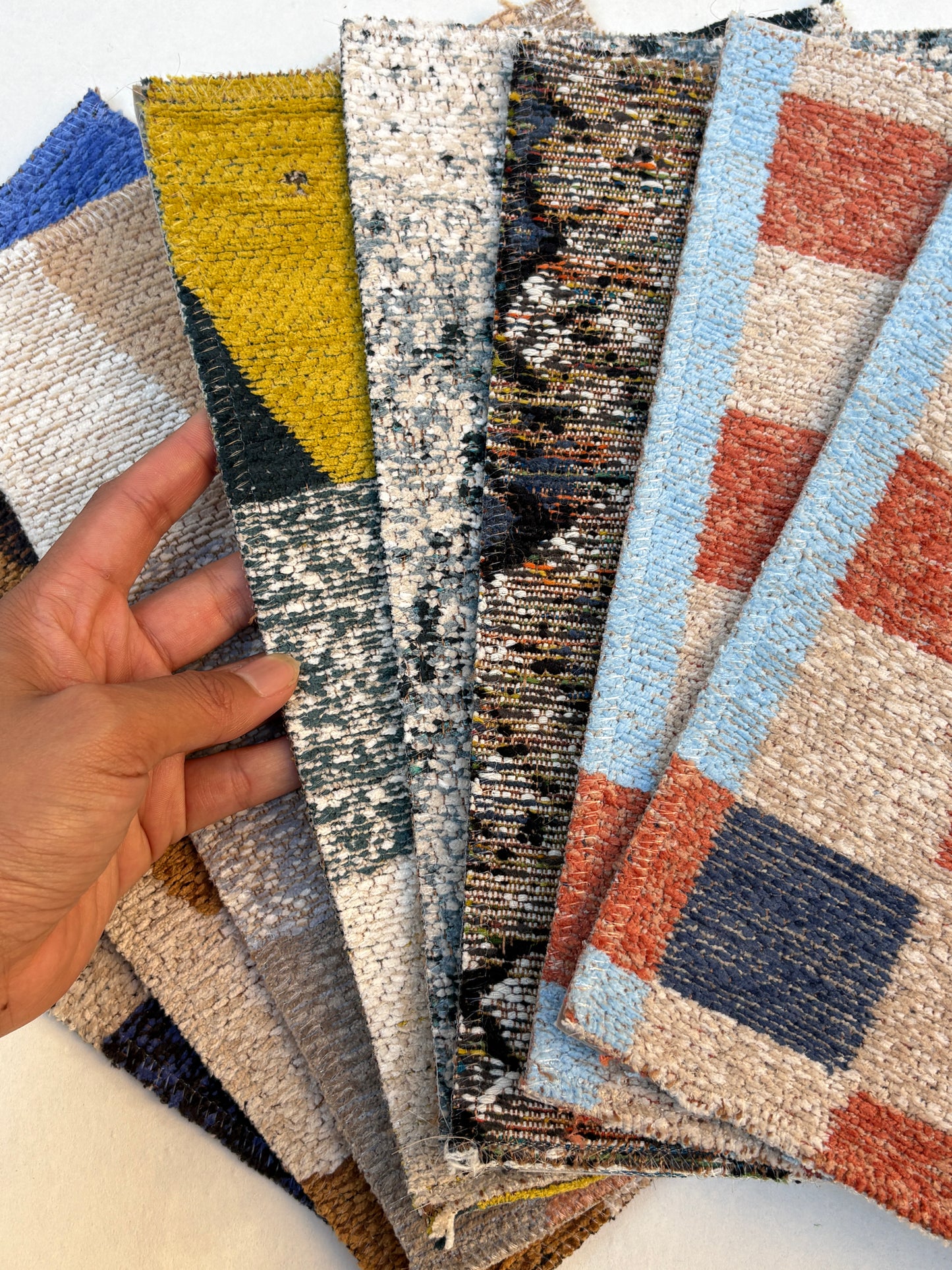 Abstract Patterned Rug Bundle of Six *ONE-OFF*