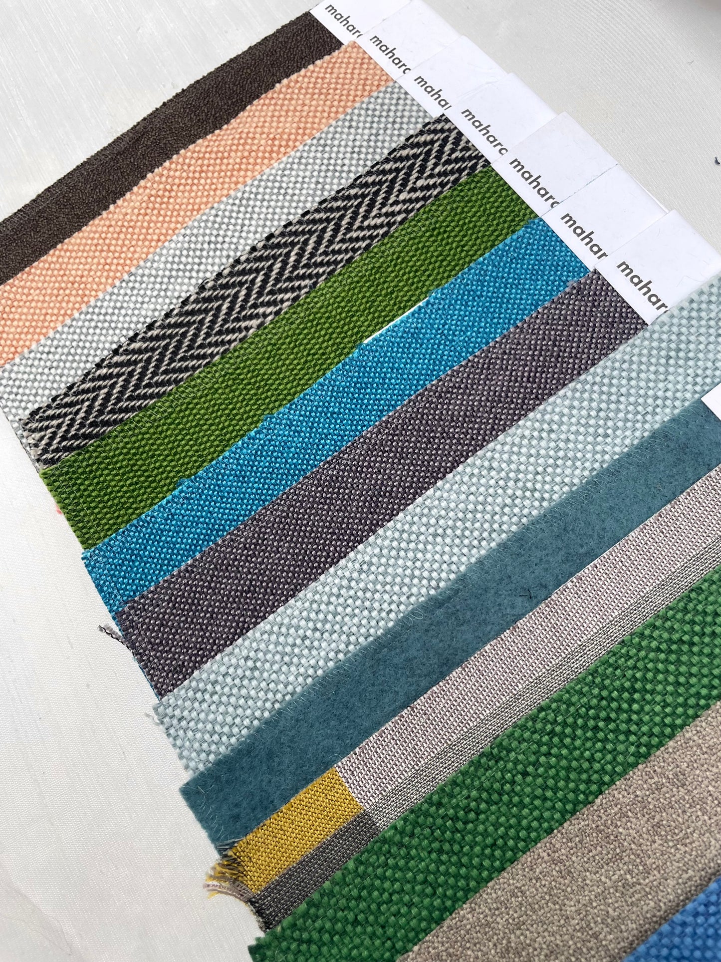 Colourful Fabric Sample Bundle of 13 from MAHARAM *ONE-OFF*