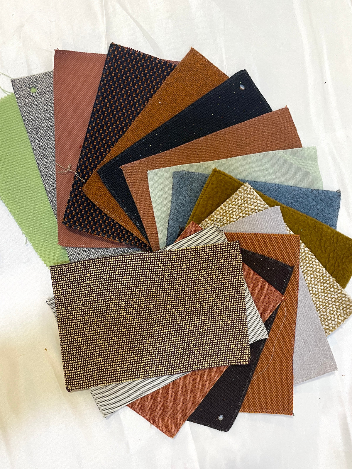 Textured Fabric Sample Bundle of 17 *ONE-OFF*