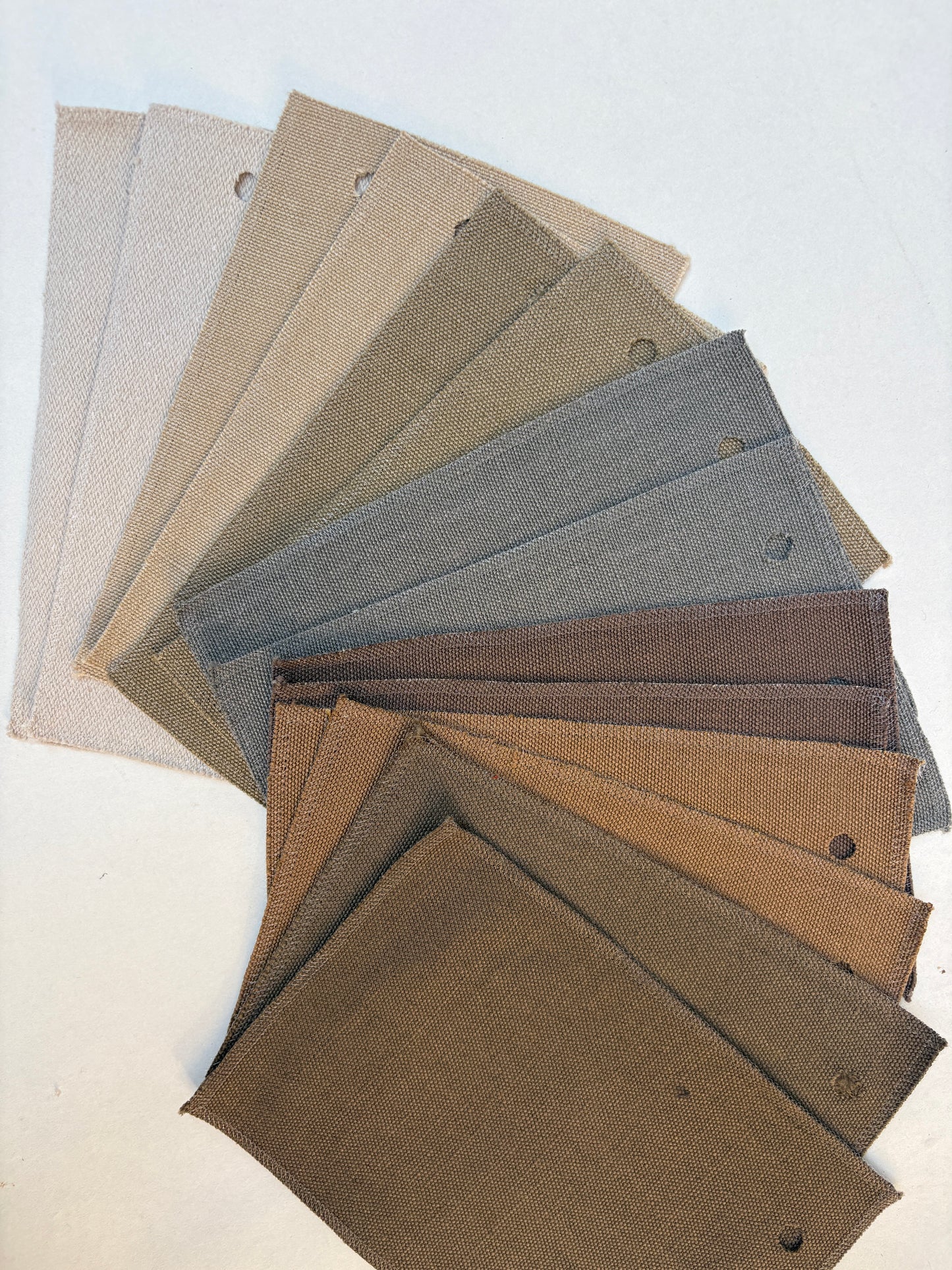 Desert Tonal Fabric Sample Bundle of 14 from Vitra *ONE-OFF*