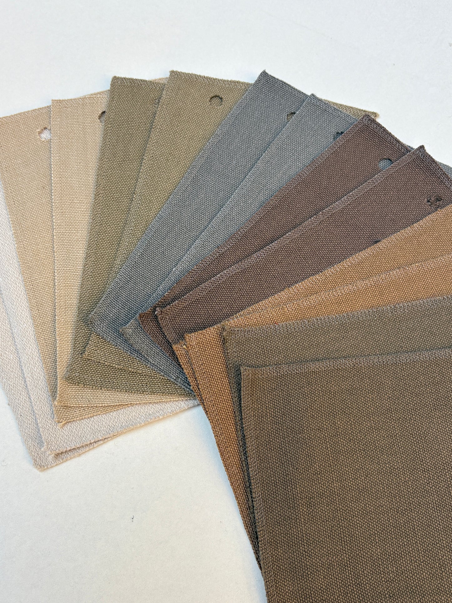 Desert Tonal Fabric Sample Bundle of 14 from Vitra *ONE-OFF*
