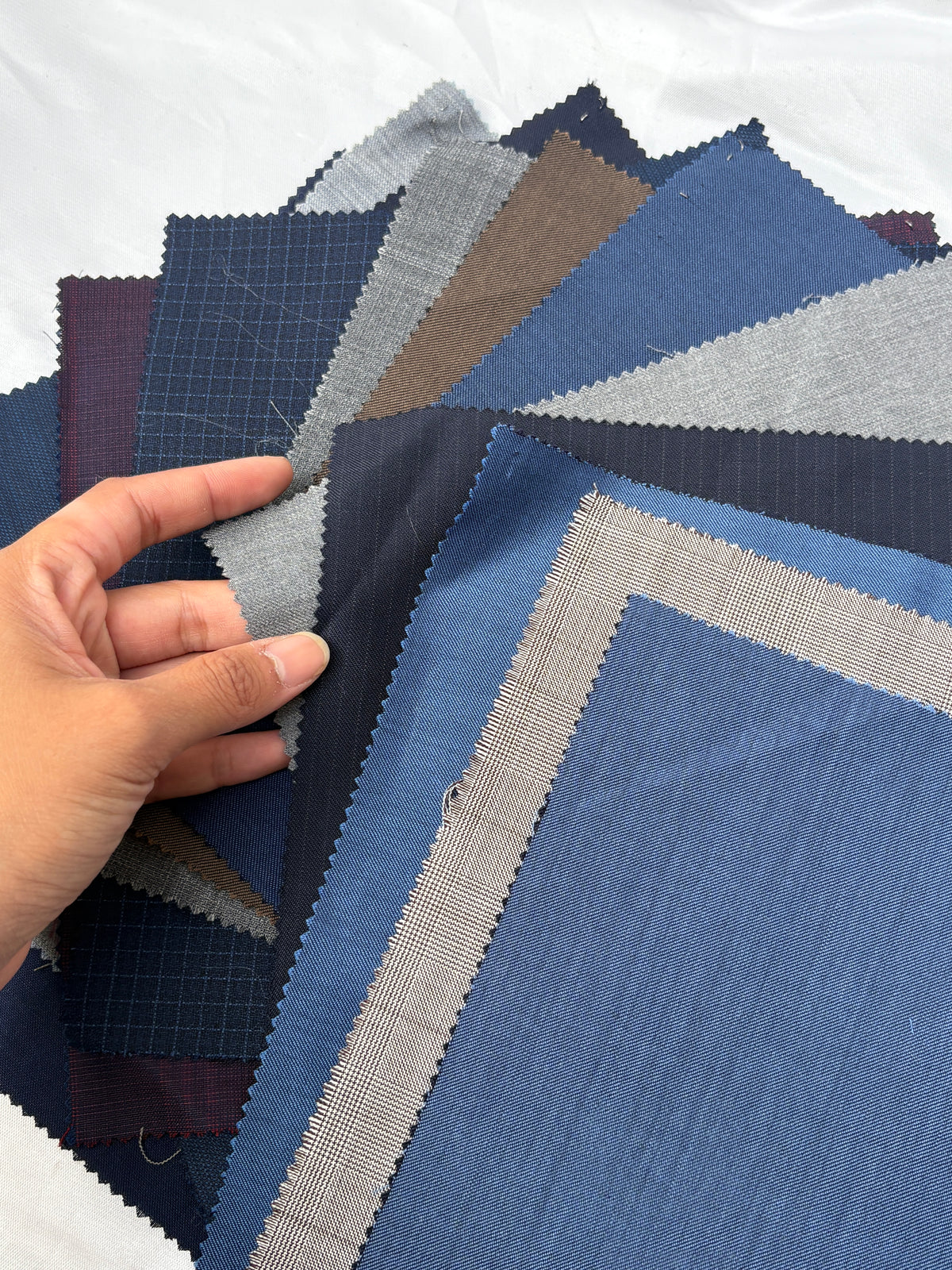 Merino Fabric Samples Bundle of 14 *ONE-OFF*