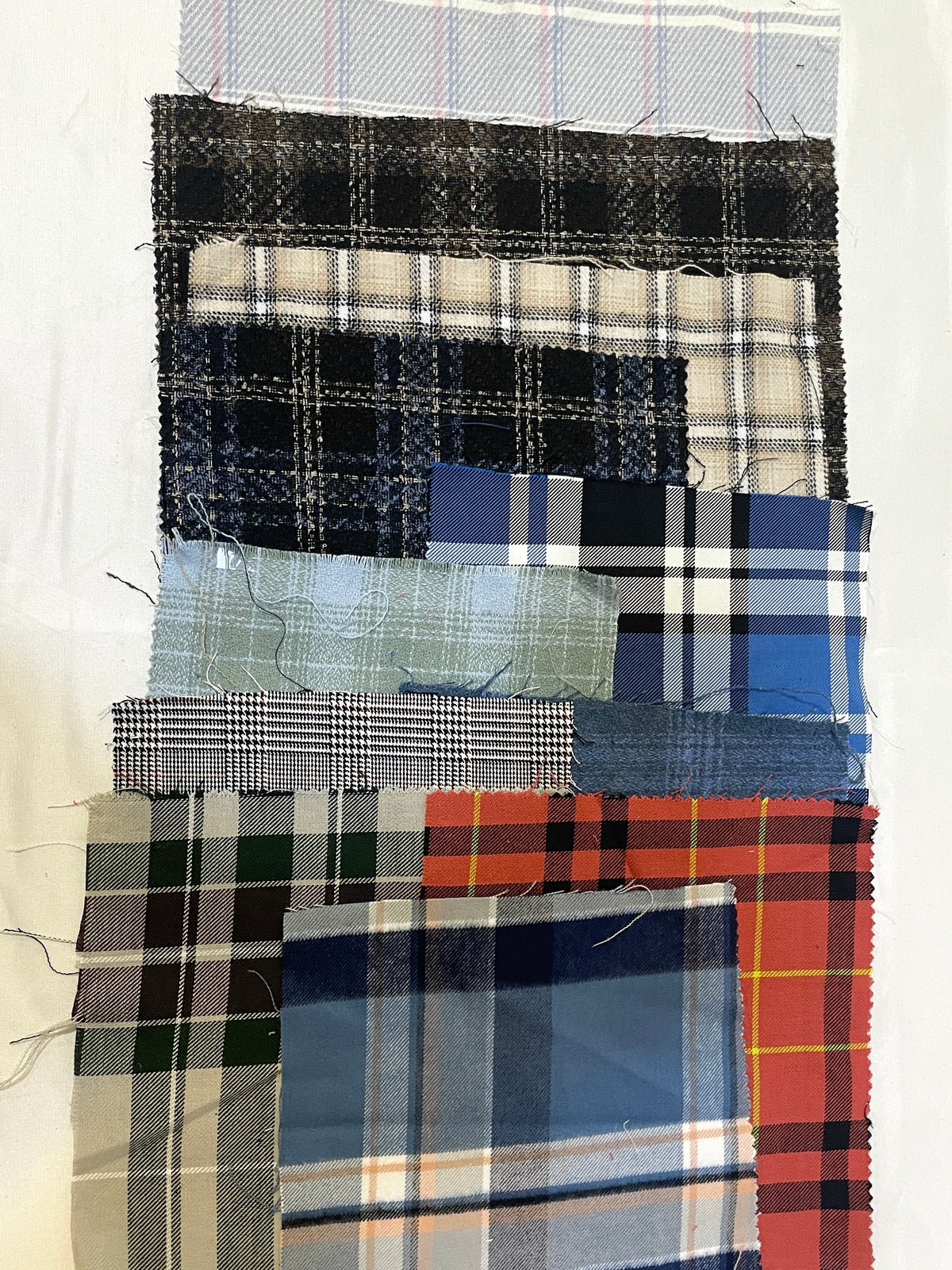 Checkered Fabric Sample from Nobody’s Child Bundle of 11 *ONE-OFF*