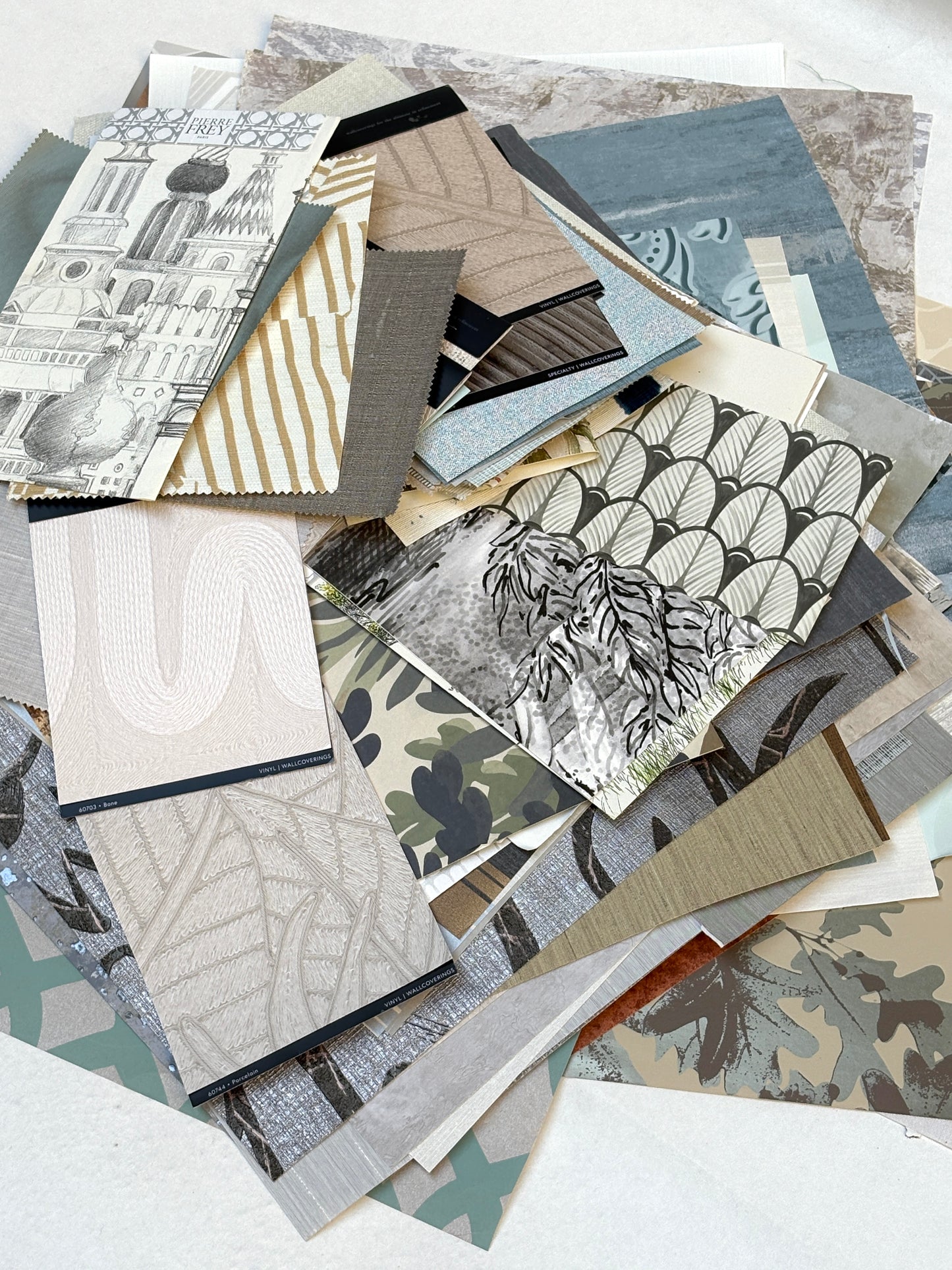 Architectural Materials, Wallpaper Samples, Mixed Bundle