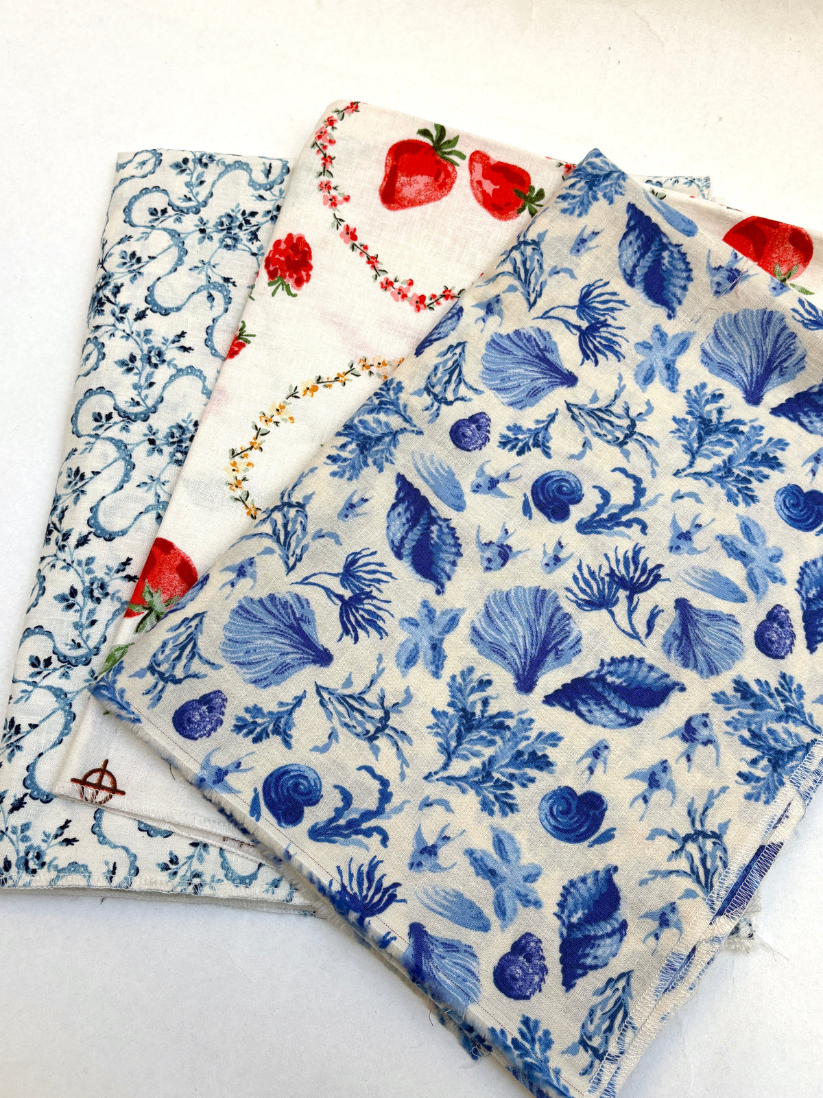 Garden Patterned Cotton Fabric Bundle of 3 from Nobody’s Child *ONE-OFF*