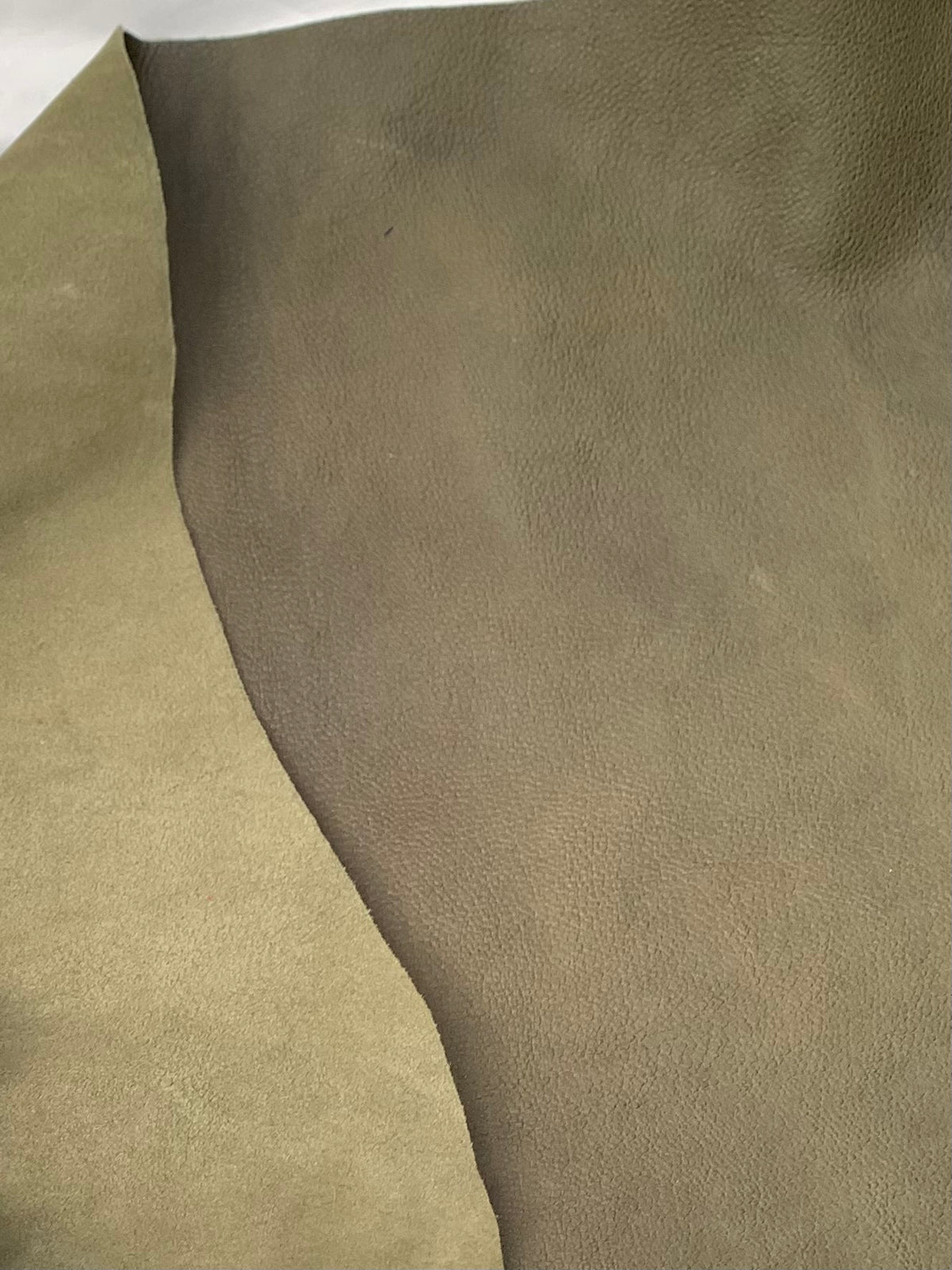 Khaki Genuine Leather Piece *ONE-OFF*