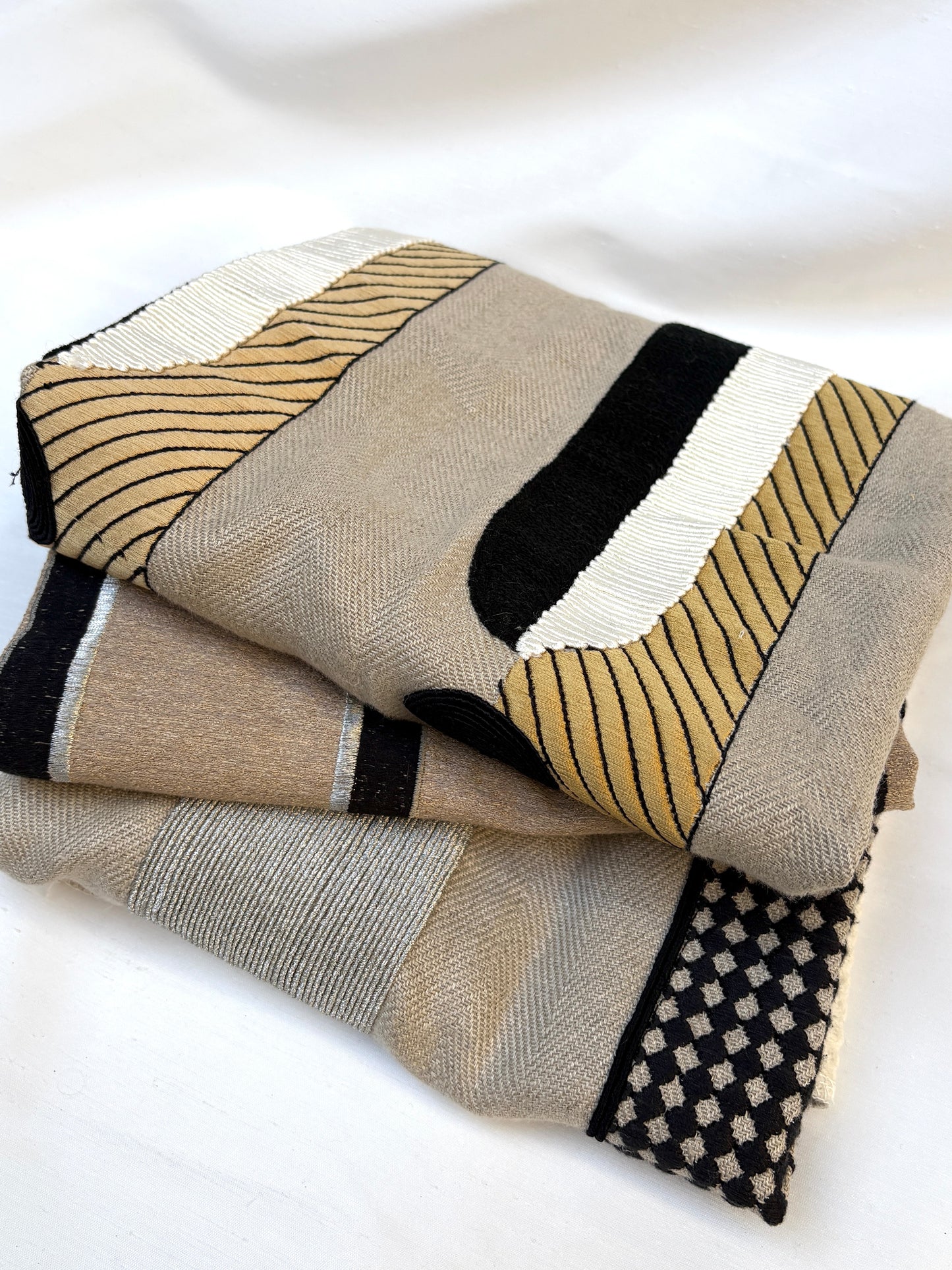 Embroidered Fabric Bundle of Three *ONE-OFF*