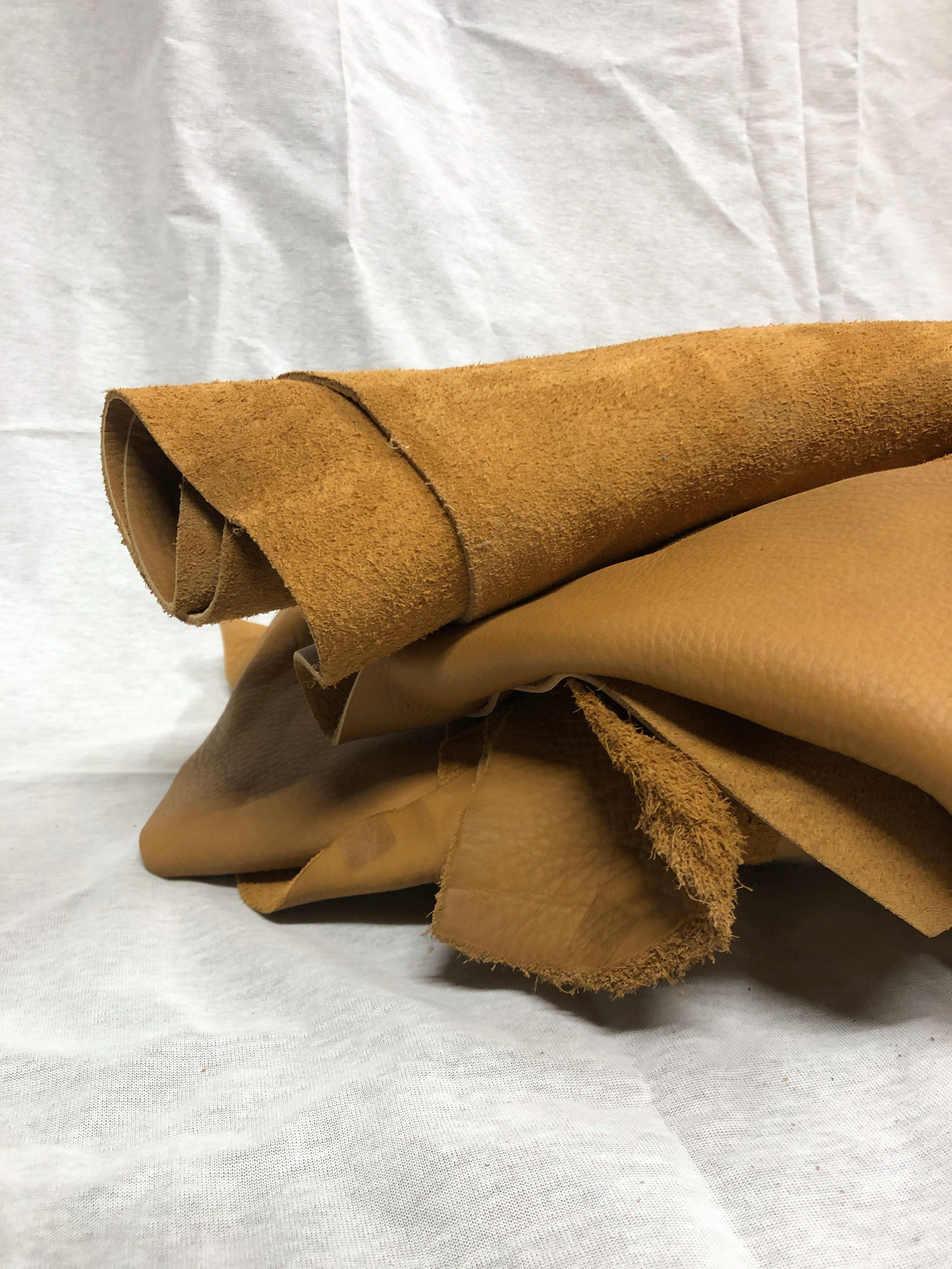 Soft Chrome Tanned Cow Leather from Bill Amberg, Large Pieces
