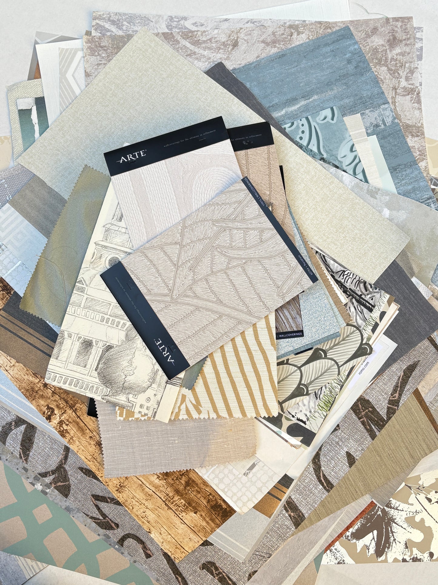 Architectural Materials, Wallpaper Samples, Mixed Bundle