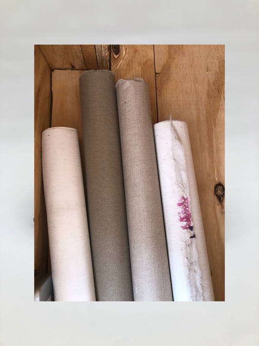 Canvas, Textile for Mounting, Linen Fabric (Collection only)