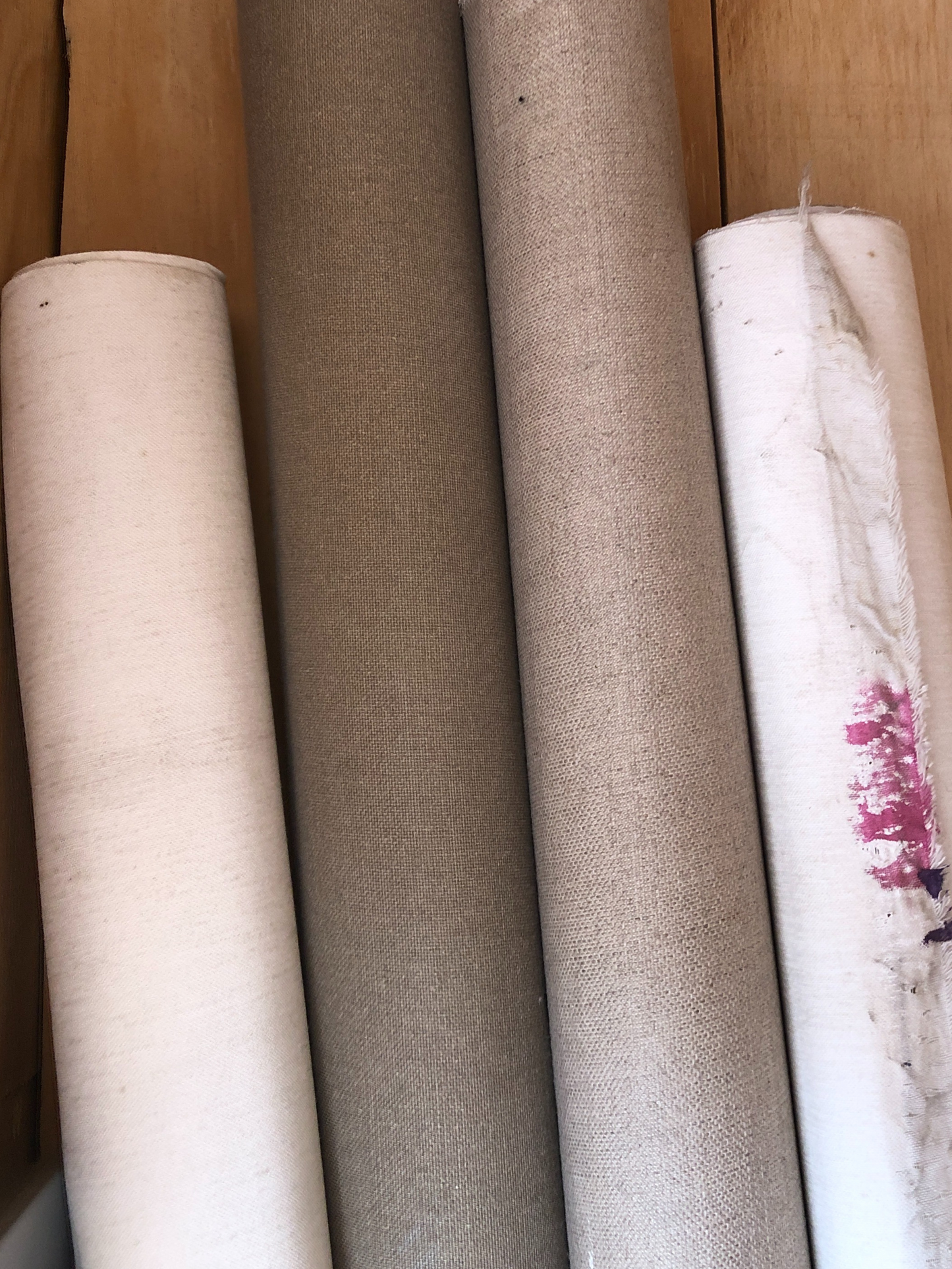 Canvas, Textile for Mounting, Linen Fabric (Collection only)