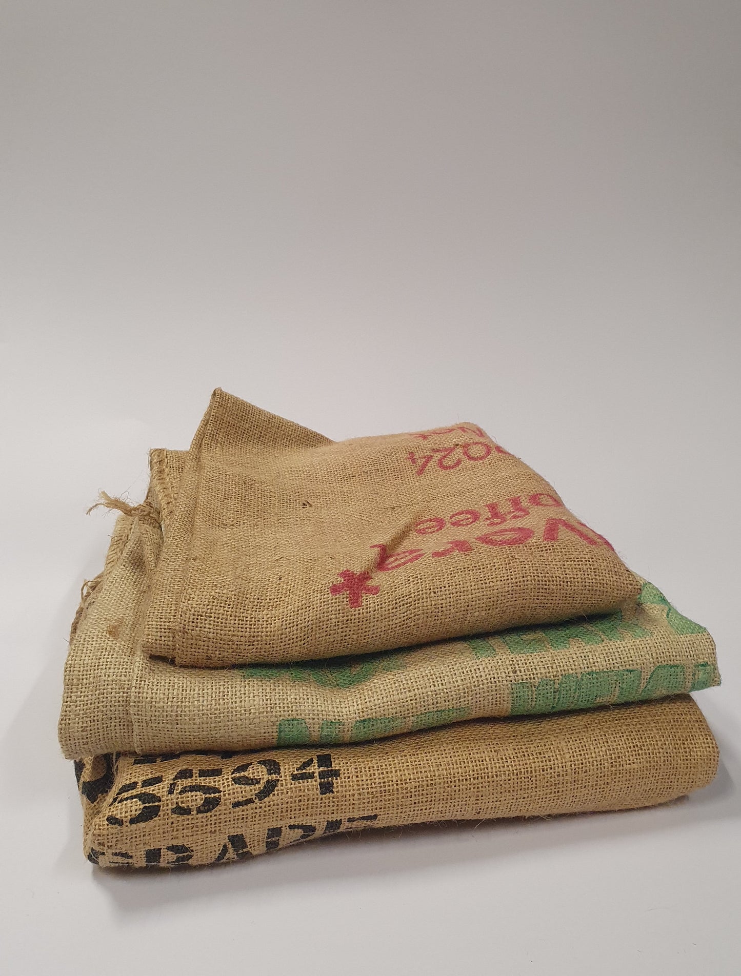 Fabric, Hessian Coffee Bags Jute Sack, Printed