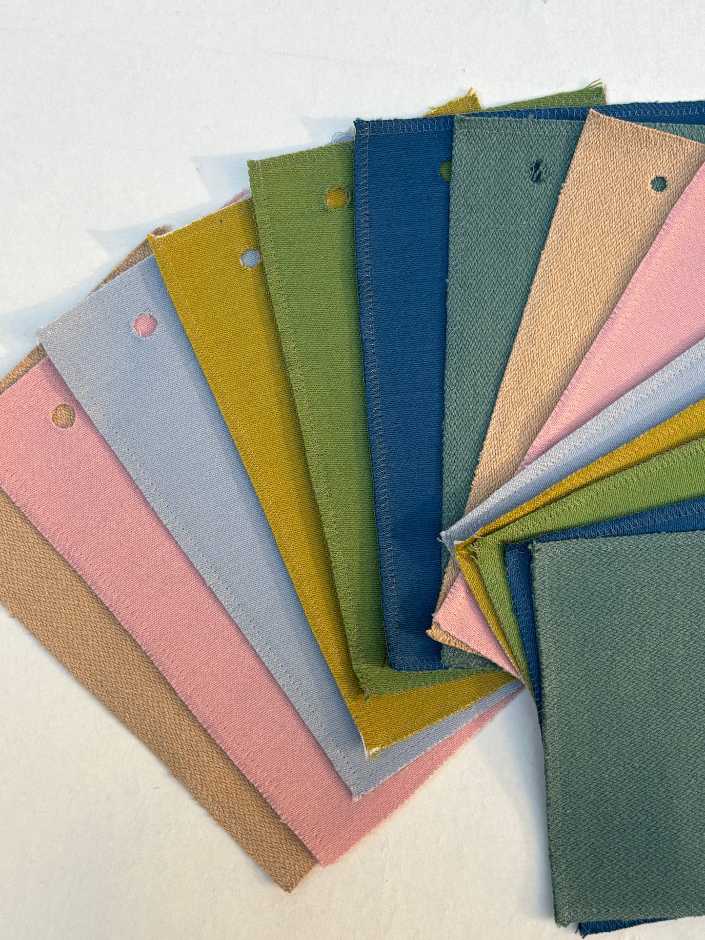 Pastel Garden Mix Colour Fabric Sample Bundle of 14 from Vitra *ONE-OFF*