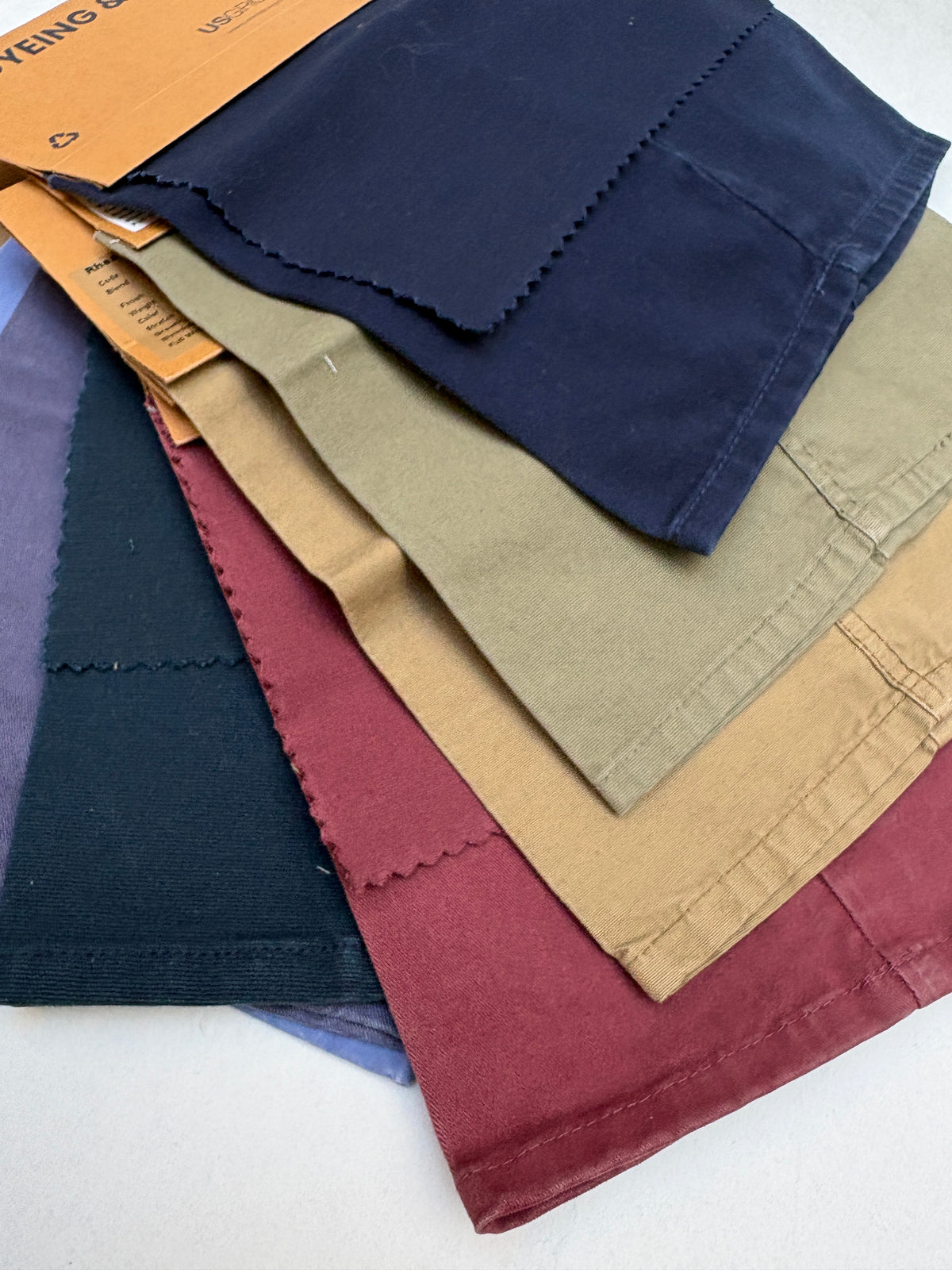 Colourful Denim Fabric Bundle of 9 *ONE-OFF*