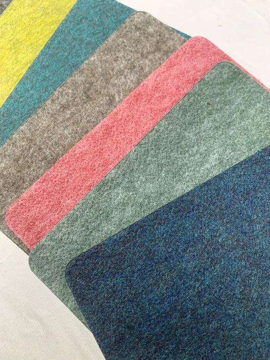 Colourful PET Felt Samples Bundle of 7 *ONE-OFF*