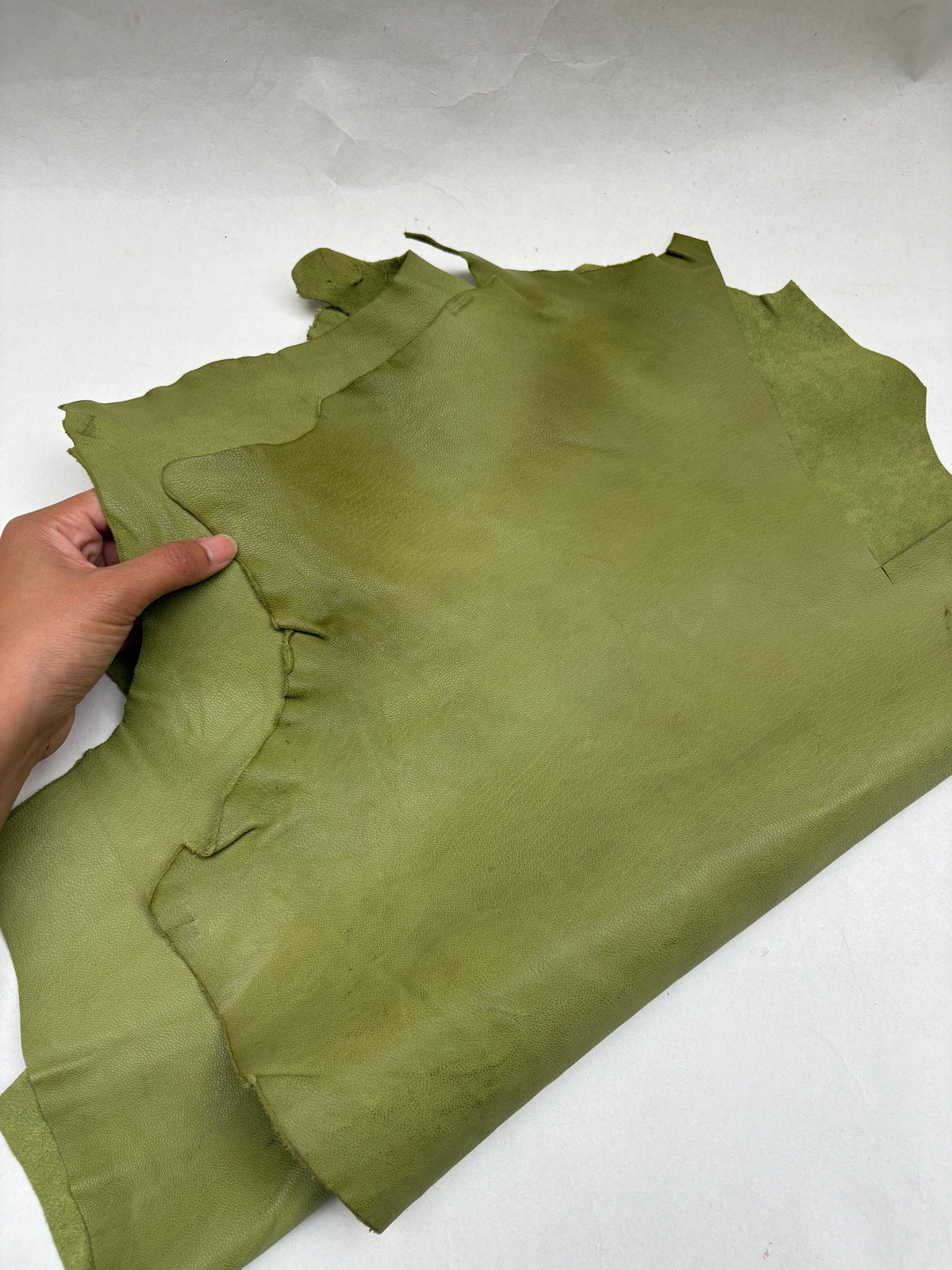 Apple Green Goat Leather Pieces Bundle of 2 *ONE-OFF*