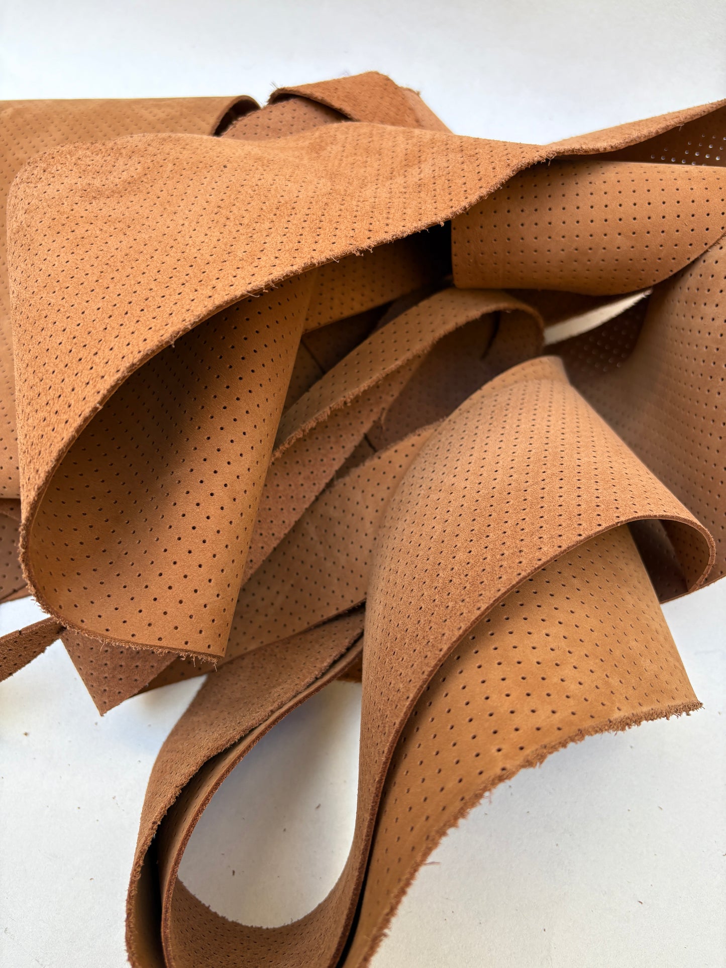 Nubuck Leather Offcuts from Bill Amberg, Choose-your-colour