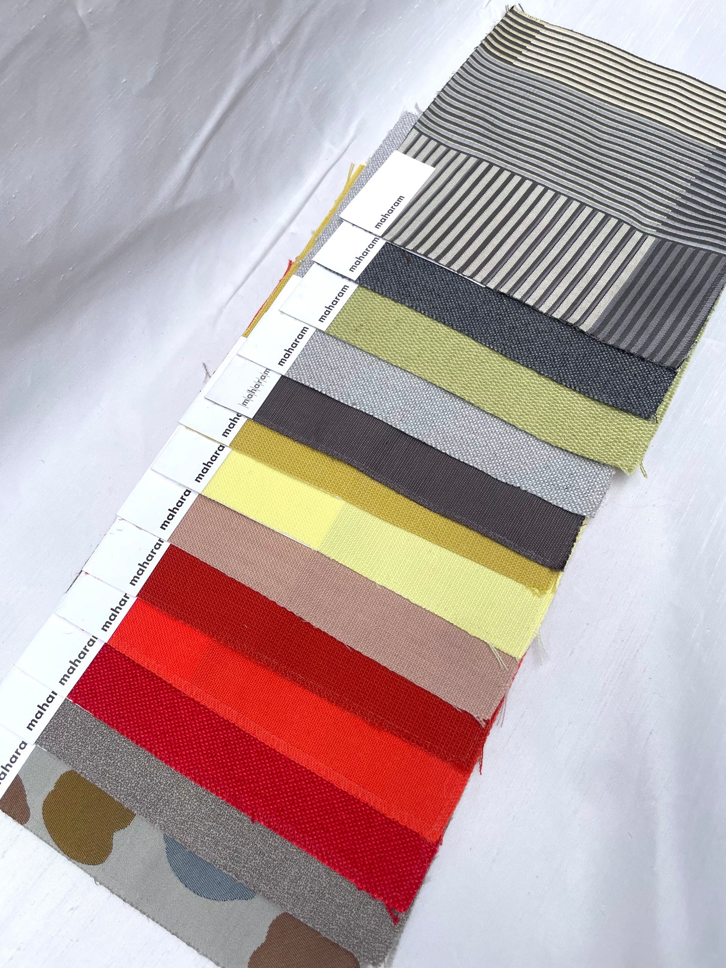 Colourful Fabric Sample Bundle of 13 from MAHARAM *ONE-OFF*
