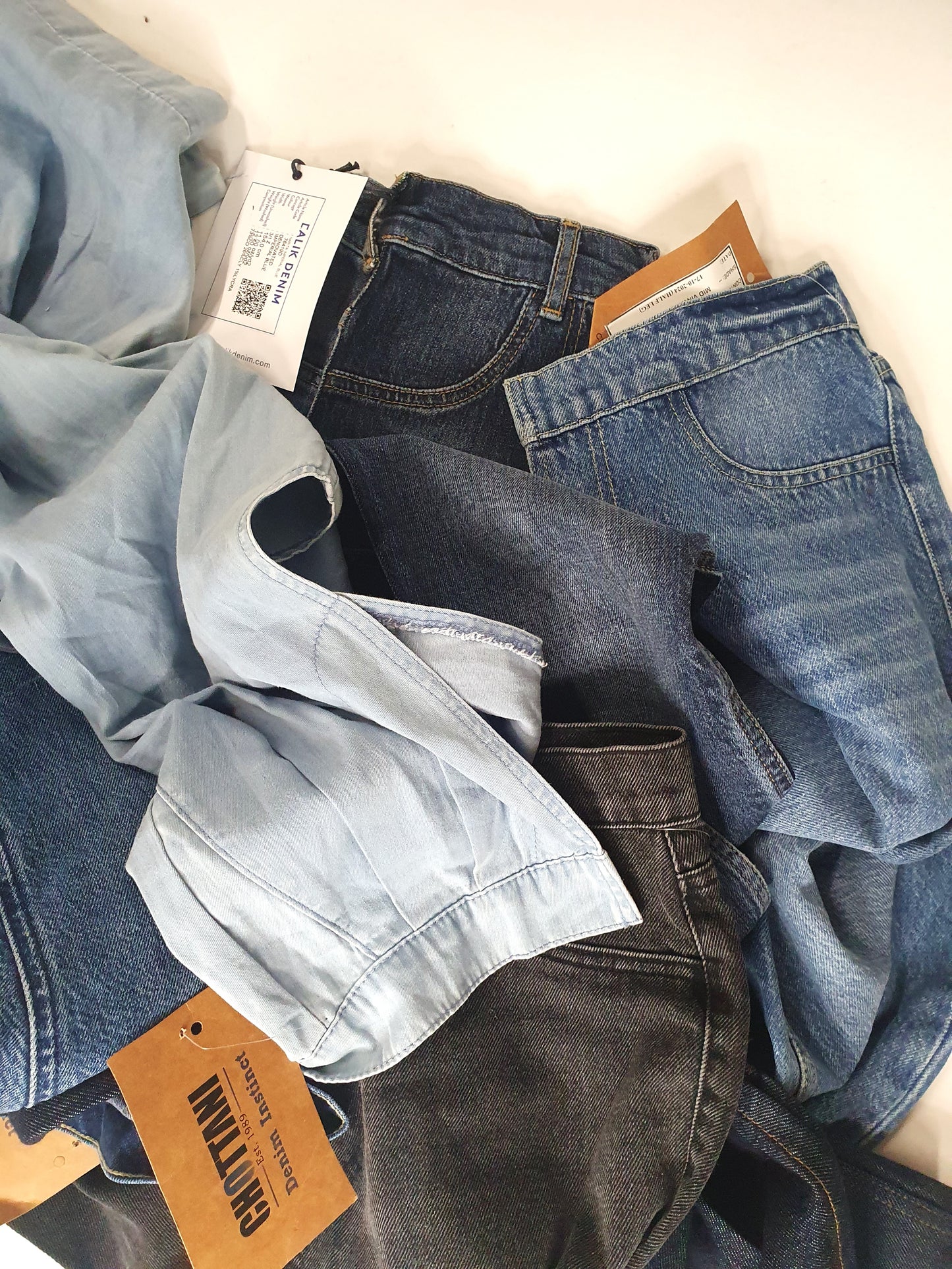 Denim, Single Leg Jeans, Mix