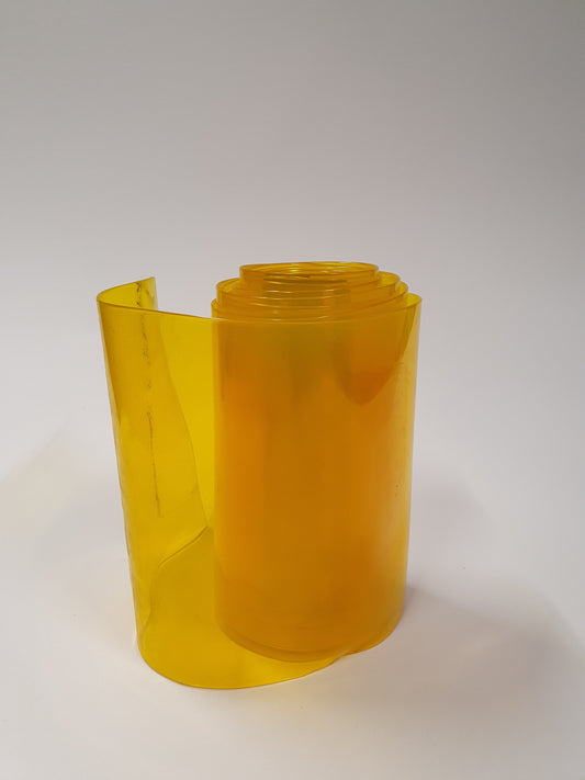 Plastic, PVC, Yellow, 3200x200x1.5mm