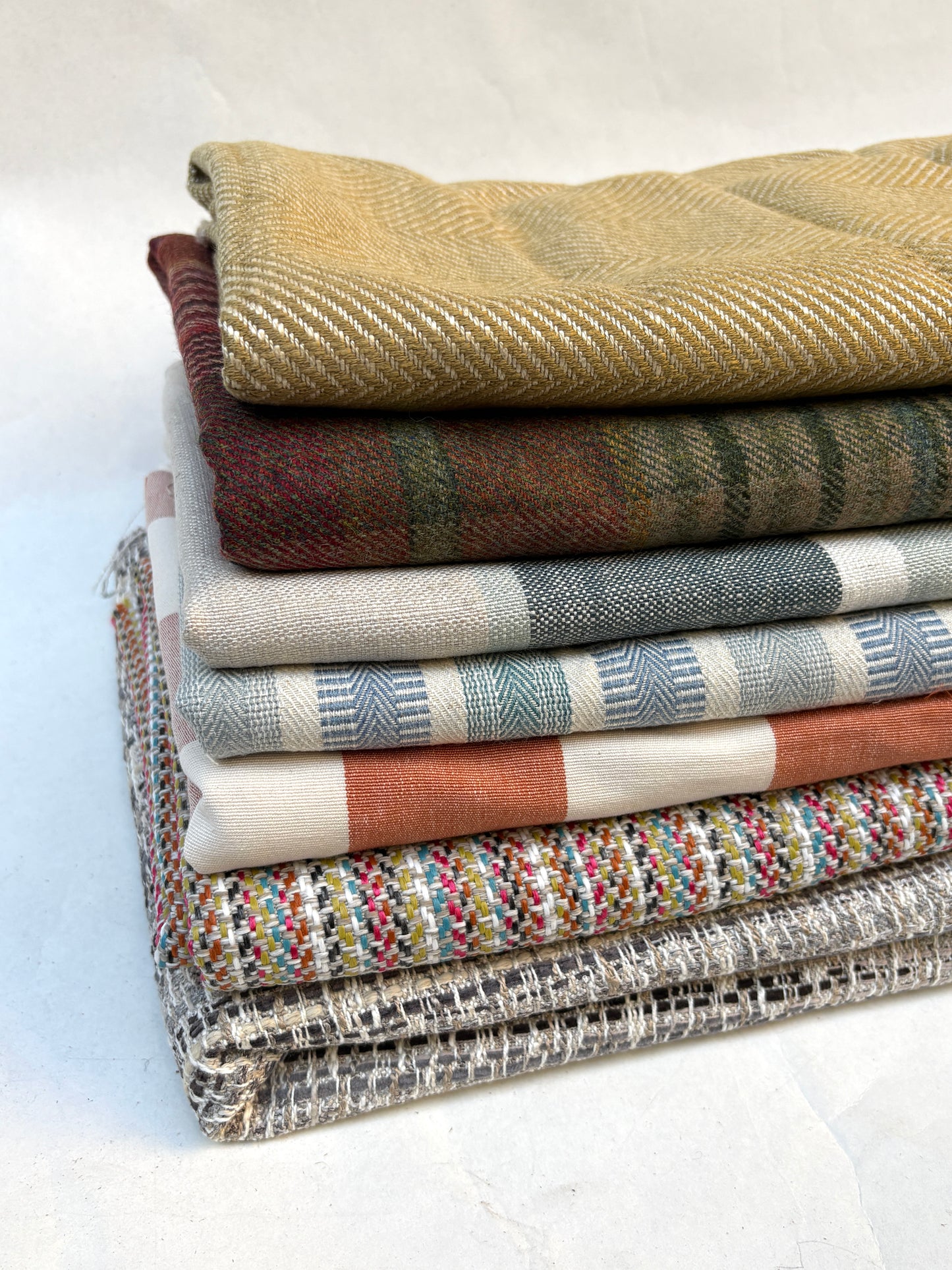 Patterned Fabric, From the Romo Group, End of Roll, Mixed Bundle