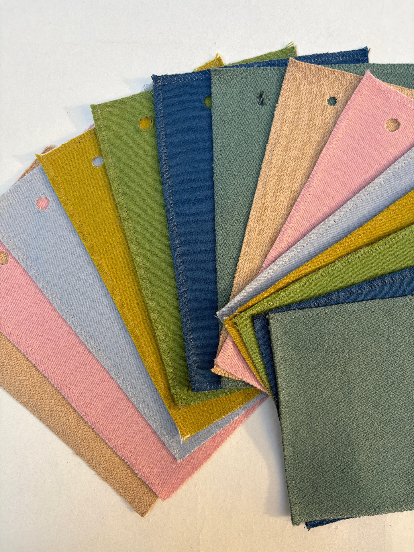 Pastel Garden Mix Colour Fabric Sample Bundle of 14 from Vitra *ONE-OFF*