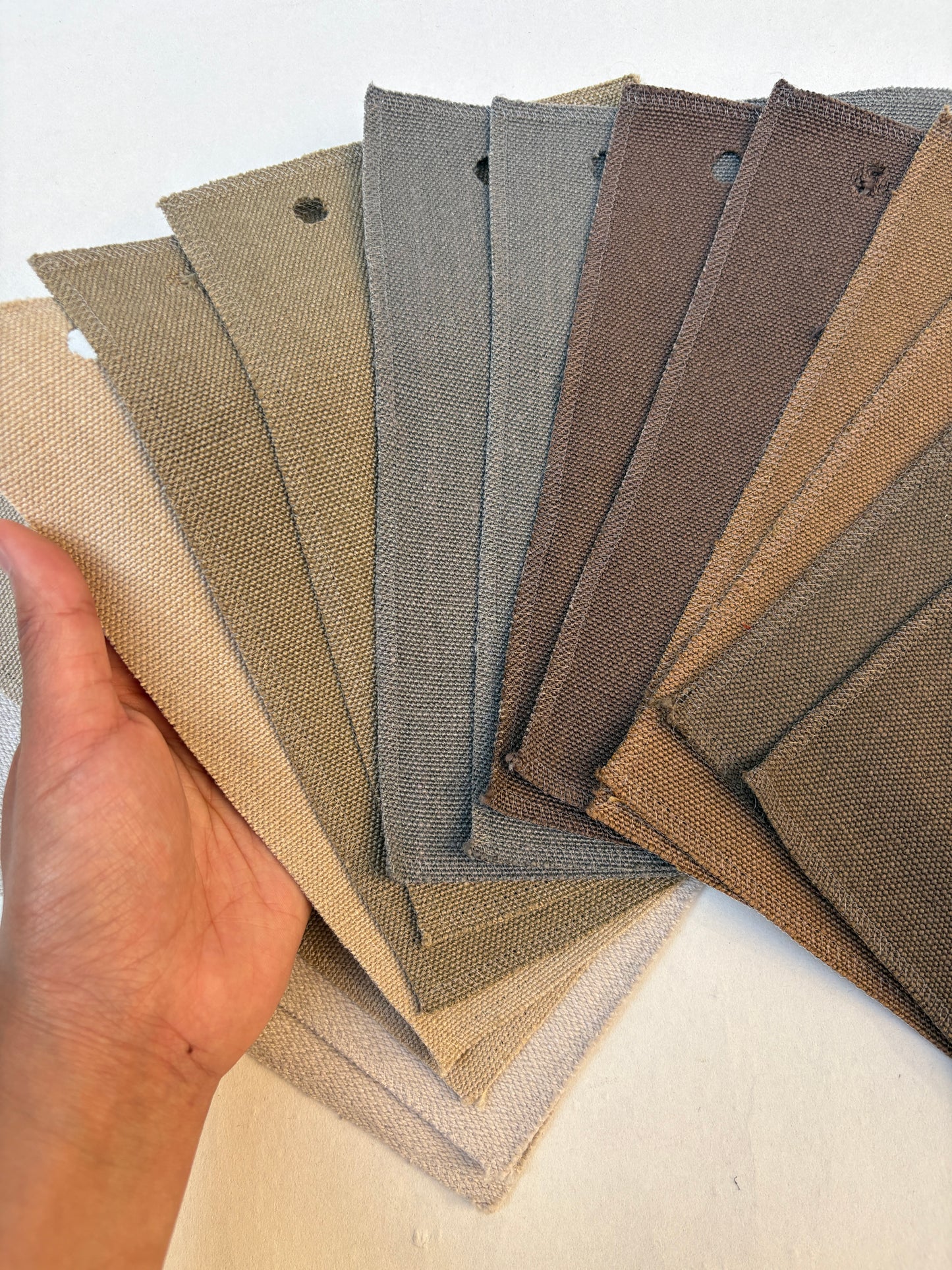 Desert Tonal Fabric Sample Bundle of 14 from Vitra *ONE-OFF*