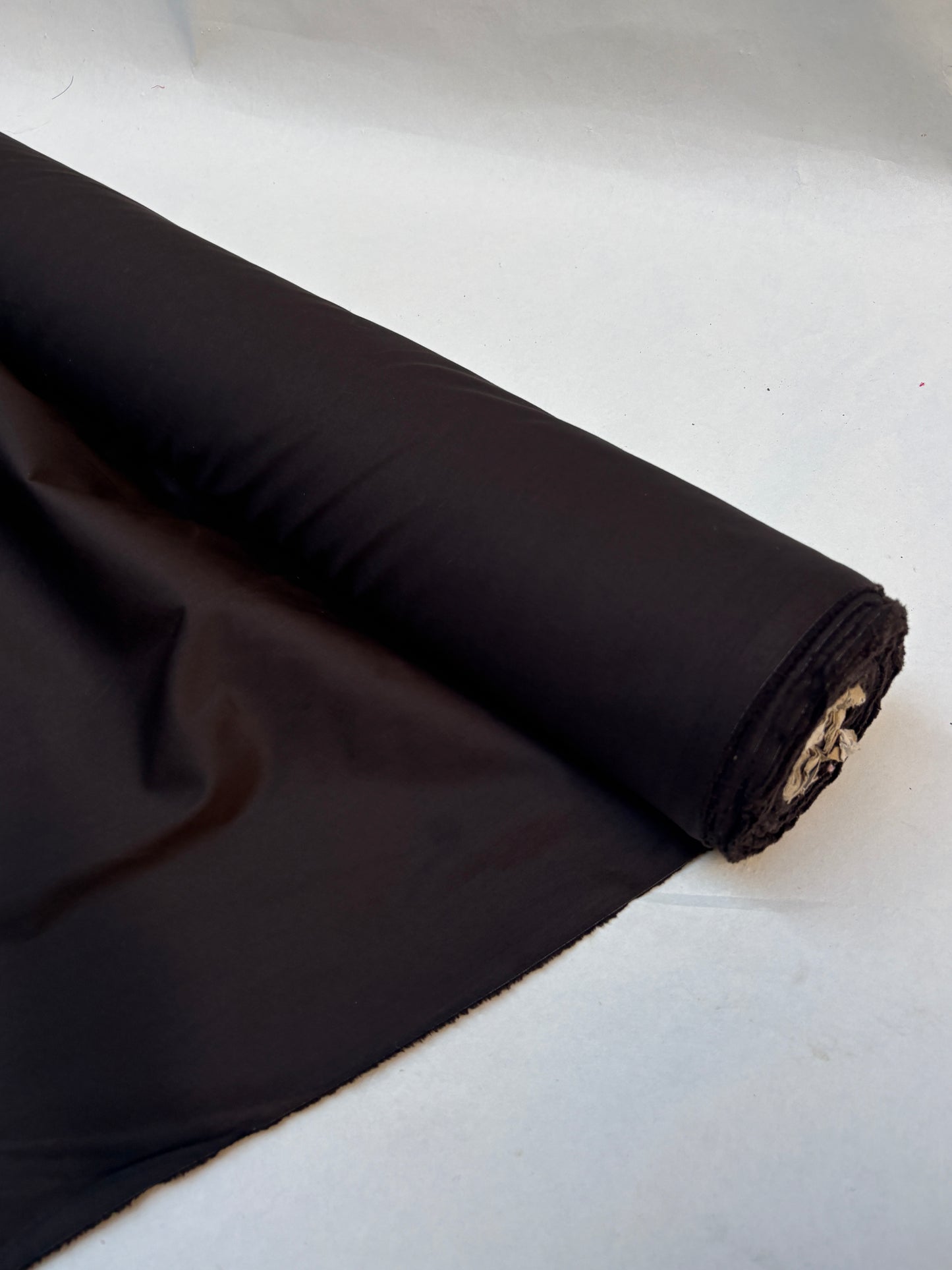 Fabric, Natural Fibre, Lightweight, Dark Brown, End of Roll