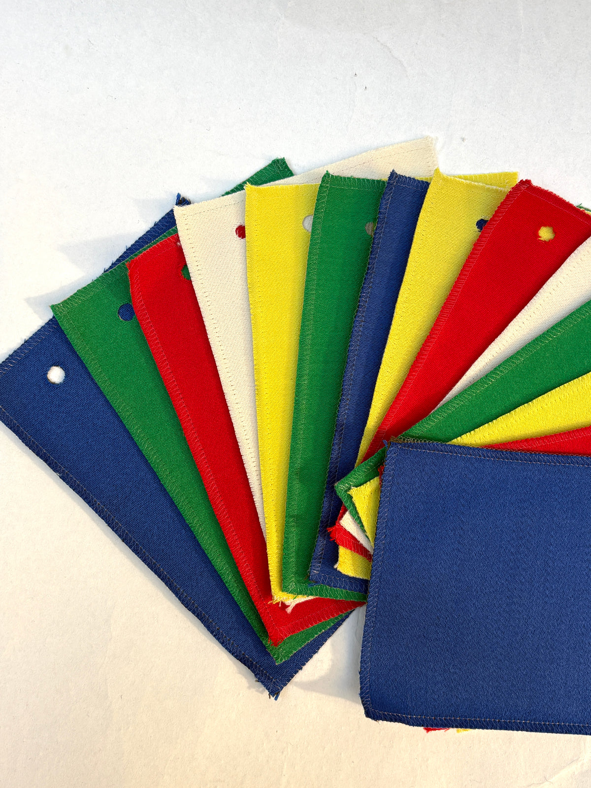 Bold Primary Brights Fabric Sample Bundle of 14 from Vitra *ONE-OFF*