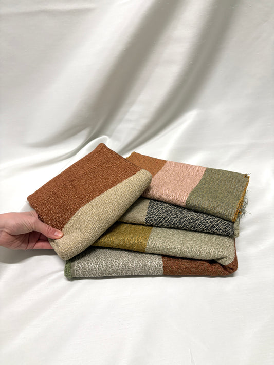 Striped Heavyweight Fabric Bundle of Four *ONE-OFF*