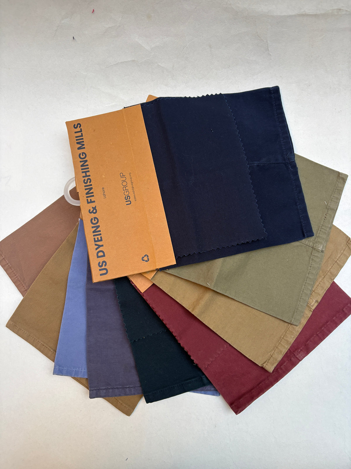 Colourful Denim Fabric Bundle of 9 *ONE-OFF*