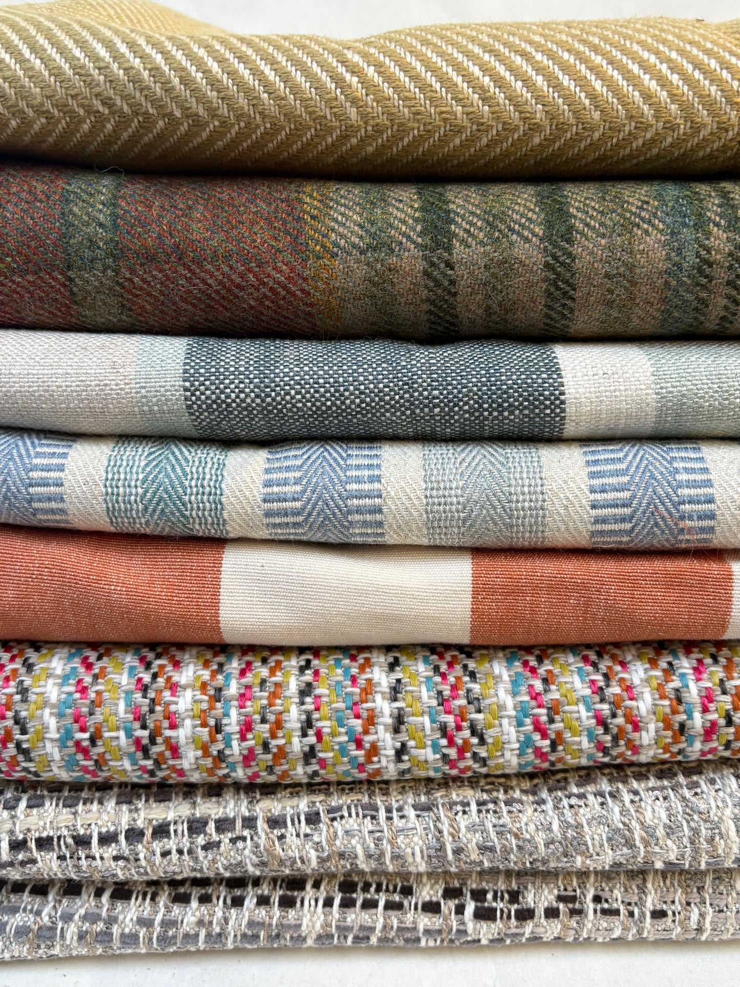 Patterned Fabric, From the Romo Group, End of Roll, Mixed Bundle