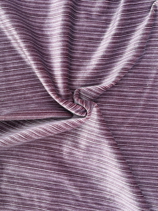 Fabric, Heavy Weight, Corduroy, Purple, End of Roll