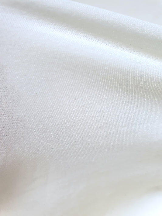 Fabric, Mesh, White Ivory, End of Roll