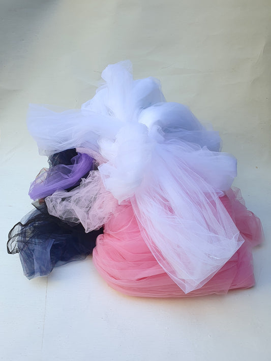 Fabric, Mesh Tulle, Colourful Mix