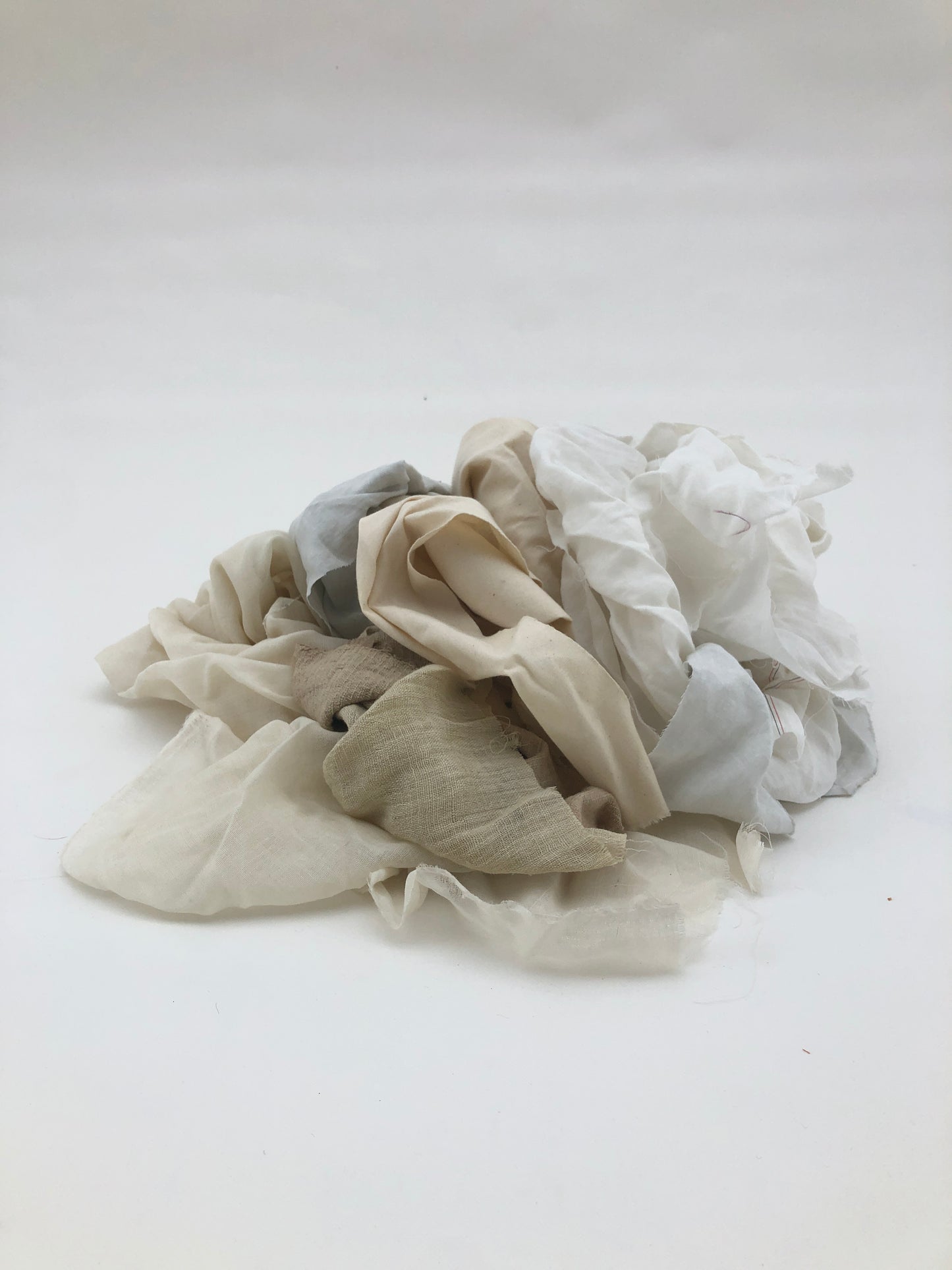 White Natural Fibre Fabric, Mixed Bundle