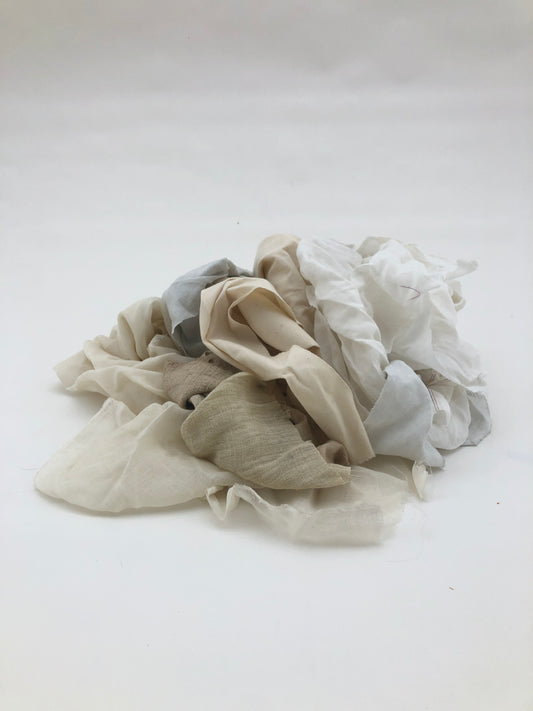 White Natural Fibre Fabric, Mixed Bundle