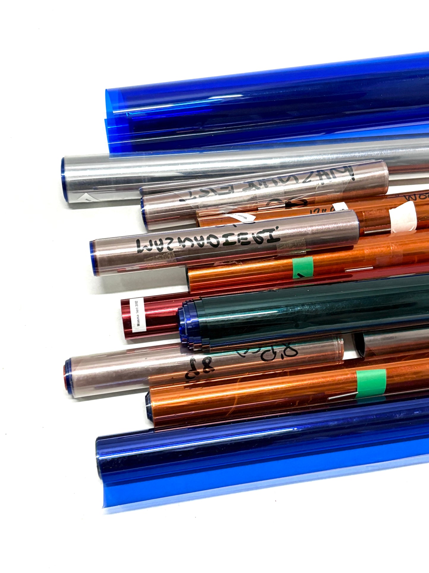 Glossy Paper + Plastic Foil Roll, Mix of Colours