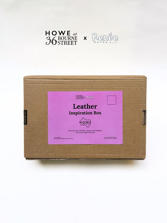 HOWE Goatskin Leather Inspiration Box – Reclaimed Leather Offcuts for Craft & Design