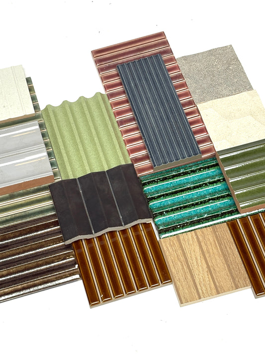 Textured Tiles, Colourful, Mixed Bundle